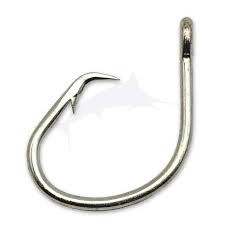 Mustad Silver Circle Size 8/0 Hook 5pcs