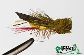 Scientific Fly Dave's Hopper Yellow/Olive #10 3PK