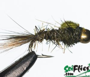 Scientific Fly Gold Ribbed Hare's Ear 3PK