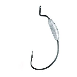 Eagle Claw Weighted Worm Hook Size 3/0 5 Pcs
