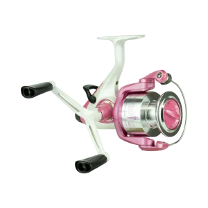 Okuma Barbarian Baitfeeder - Pink Reel